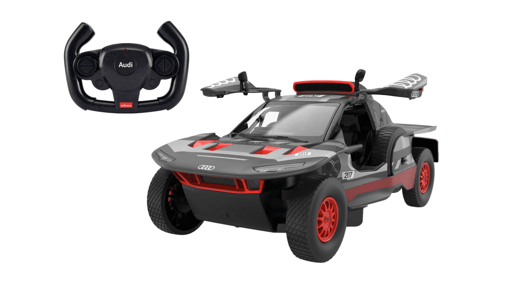 Rastar Automobil na daljinsko upravljanje Audi RS Q e-tron, Tamnosivi