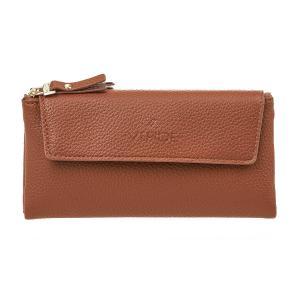 Verde Ženski novčanik 1394, Sa magnetnim zatvaranjem i zipom, 20 x 3 x 10 cm, Kamel