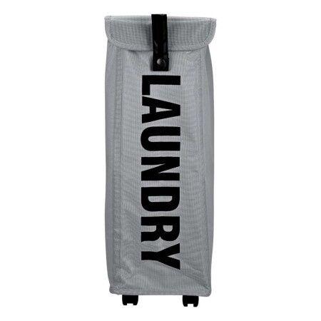 Estia Korpa za veš ES02-25373, Sa točkićima, 45 L, Siva, 39 x 20 x 59 cm