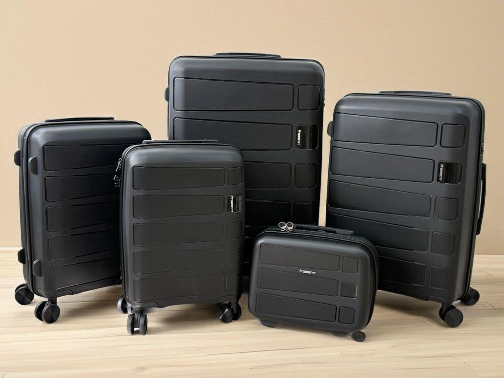 Bolzz Set kofera World, 5 komada, Crni