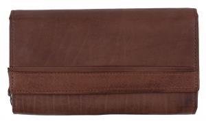 HJP Ženski novčanik 80488, Veliki, RFID zaštita, 18.5 x 11 x 3.5 cm, Braon
