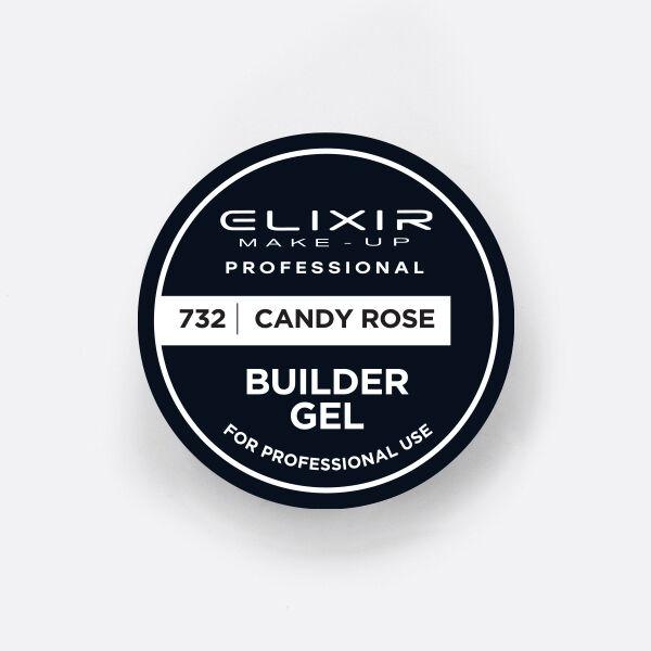 Elixir Builder gel za nokte 732, Candy Rose, 30g