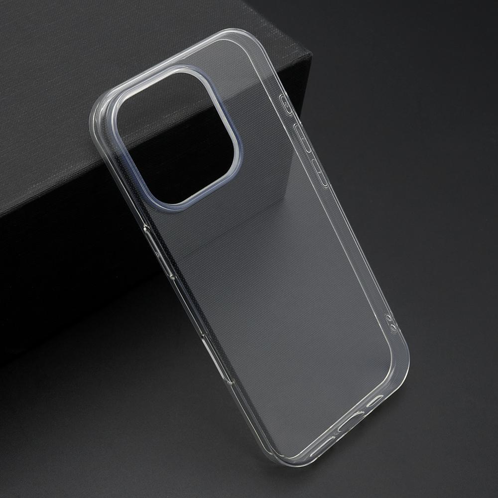Maska za mobilni telefon ULTRA TANKI PROTECT silikon za iPhone 16 Pro, Bela