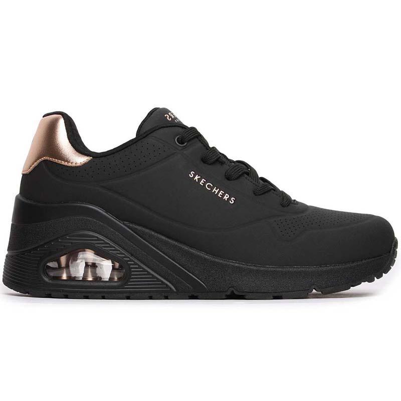Skechers Ženske patike Uno wedge, Crne