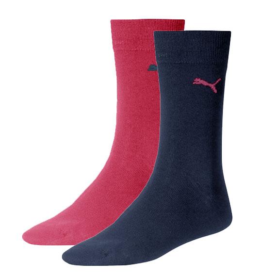 PUMA Muške čarape set Classic socks, 2 komada, Teget-crveni