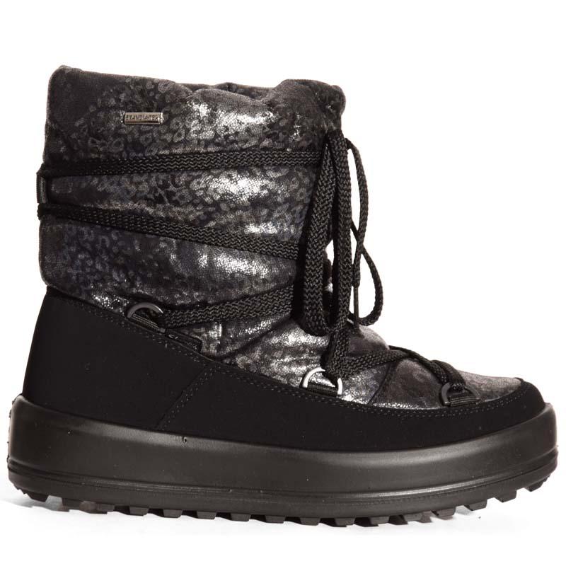 SKANDIA Ženske čizme Arabian, Crno-srebrne