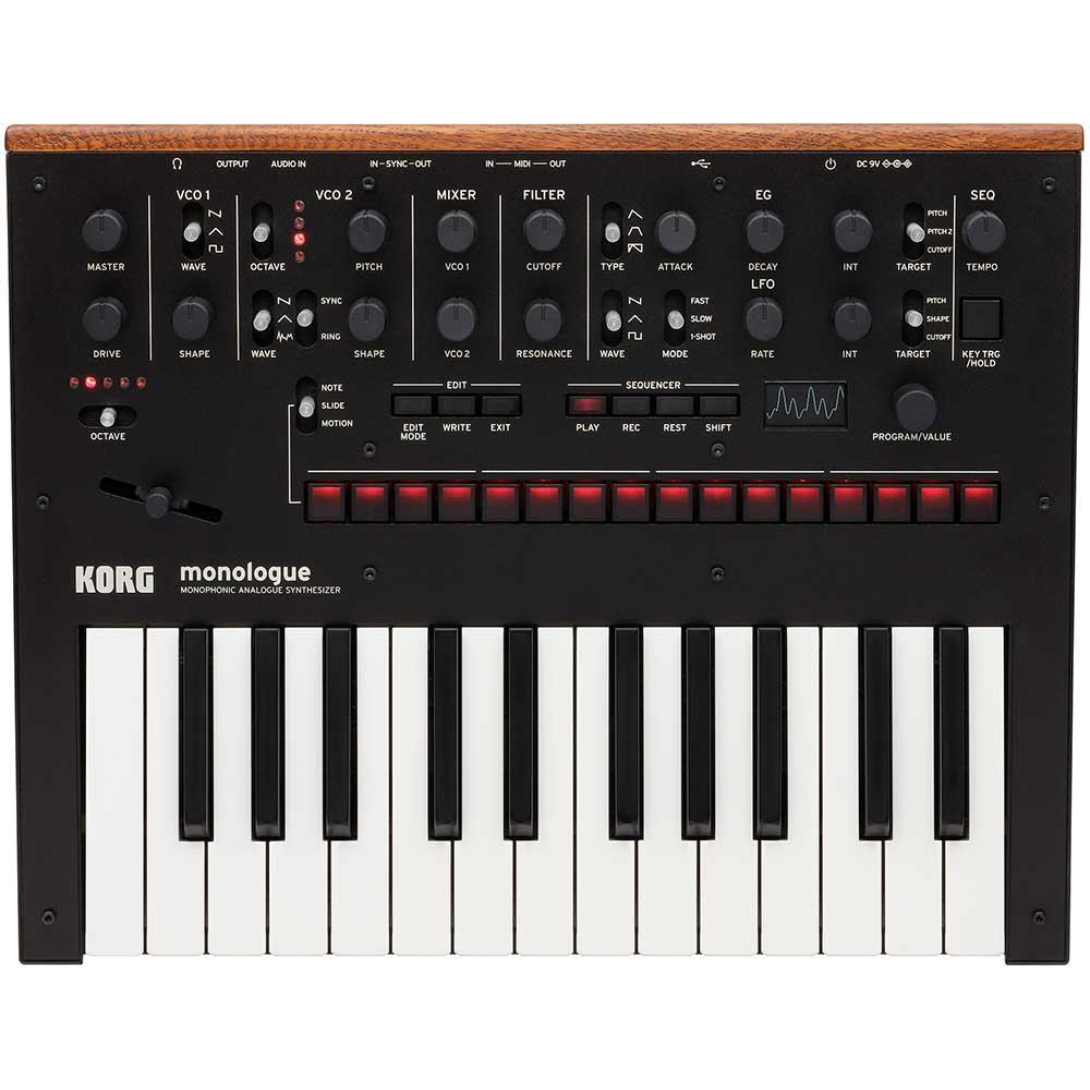 KORG Monofoni Analogni Sintisajzer Monologue BK, Crni