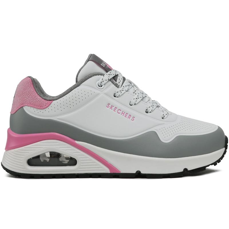 SKECHERS Ženske patike Uno-Pop color fun, Belo-sive