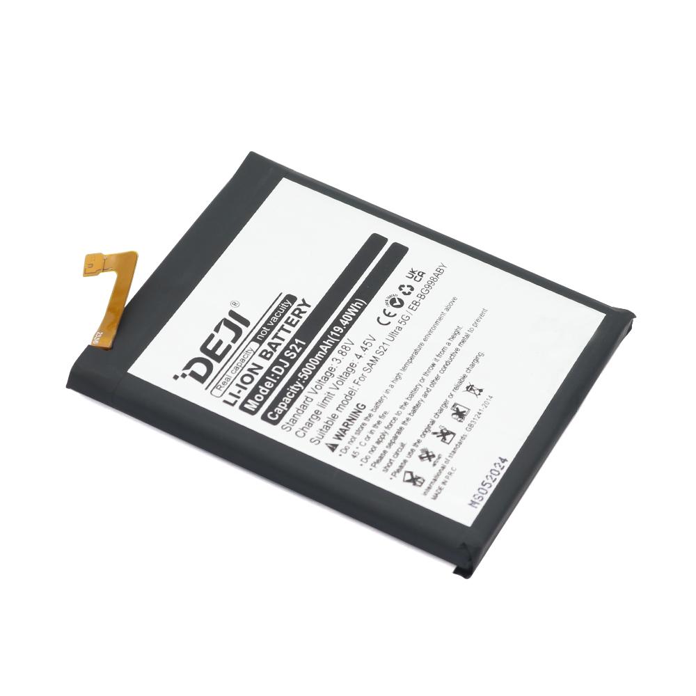 DEJI Baterija za telefon Samsung S21 Ultra EB-BG998ABY, 5000mAh