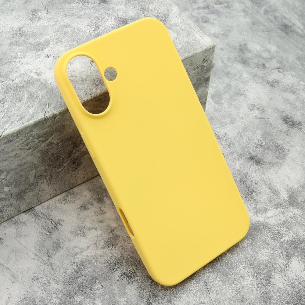 Maska za mobilni telefon GENTLE COLOR za iPhone 16 Plus, Žuta
