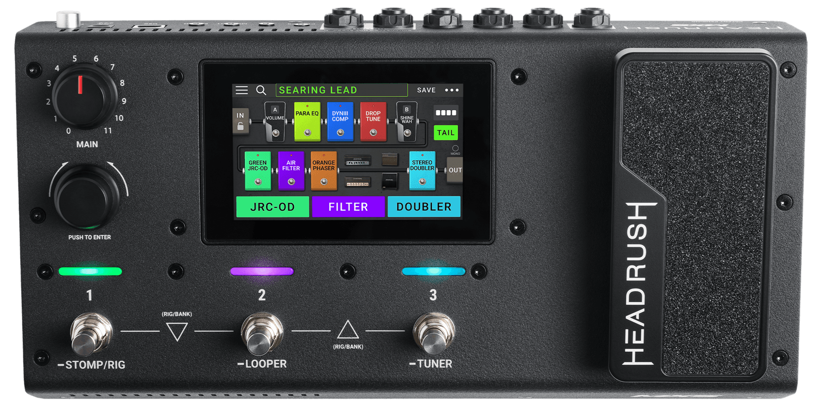 HEADRUSH Gitarski procesor MX5, Crni