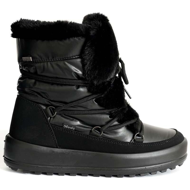 SKANDIA Ženske čizme Baltico castoro, Crne