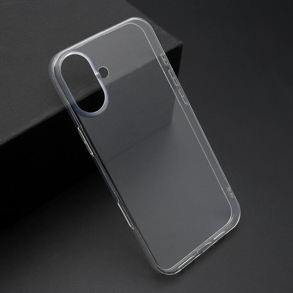Maska za mobilni telefon ULTRA TANKI PROTECT silikon za iPhone 16 Plus, Bela