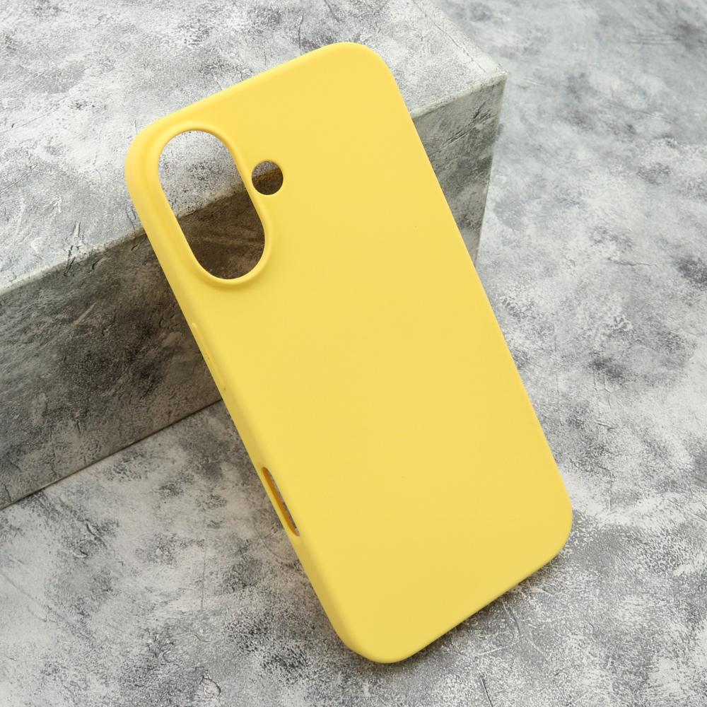 Maska za mobilni telefon GENTLE COLOR za iPhone 16, Žuta