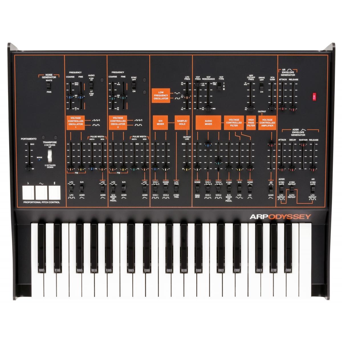 KORG Analogni sintisajzer ARP Odyssey-FSK3 DIY Kit, 58.5x46.6x16.3cm, Crni