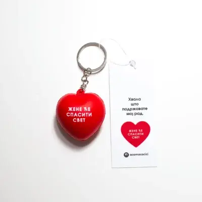 Aca Top Cat Privezak za ključeve  Žene će spasiti svet