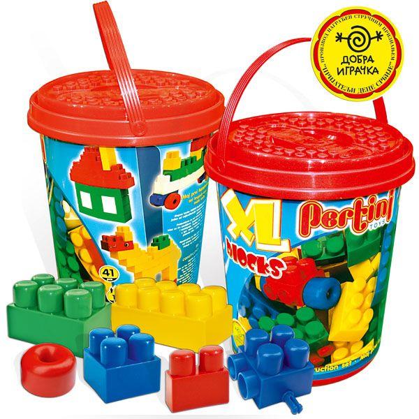 PERTINI Krupne kocke XL u kofici