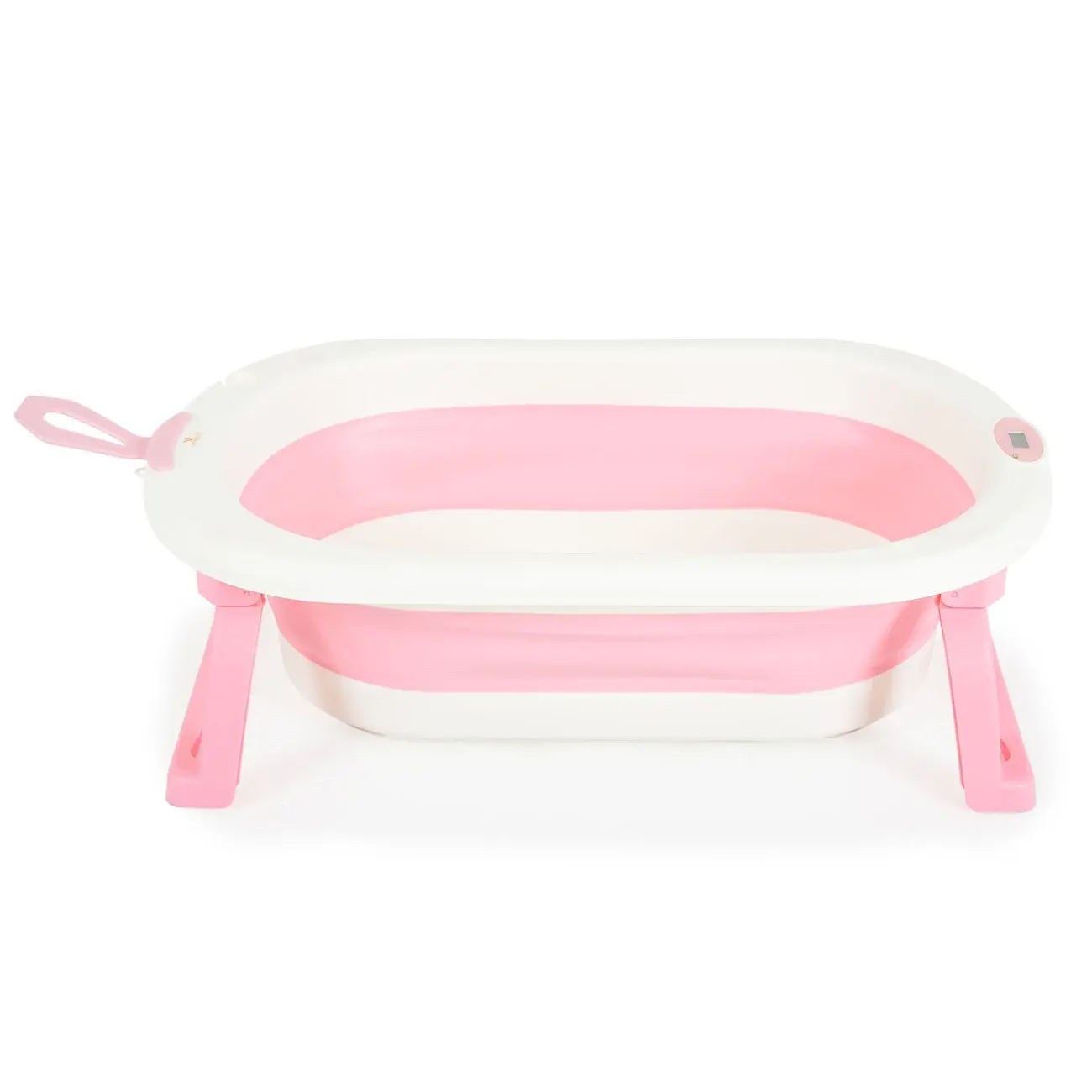 CANGAROO Sklopiva kadica za bebe sa digitalnim termometrom Terra - Pink