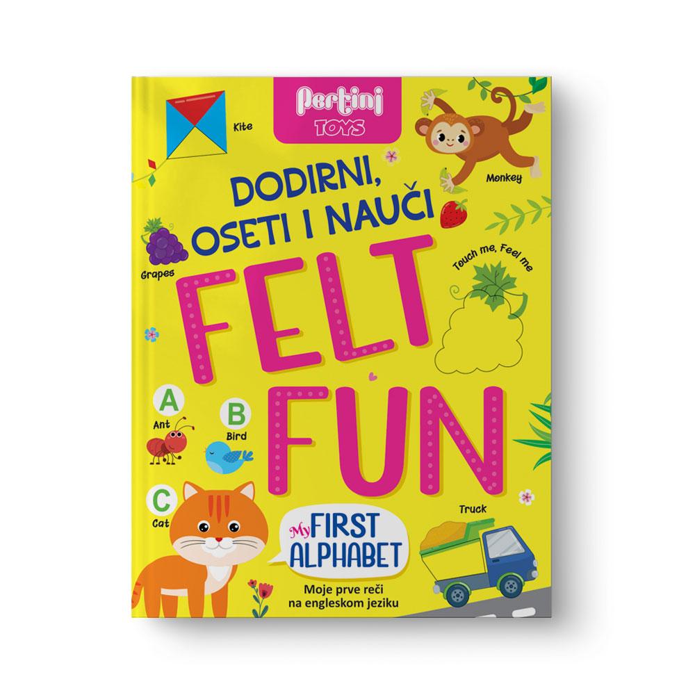 PERTINI TOYS Dodirni, oseti i nauči Felt Fun