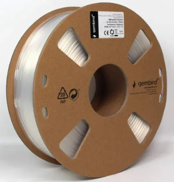 GEMBIRD Filament za 3D štampač 3DP-ABS1.75-01-TR ABS, 1.75mm, 1 kg