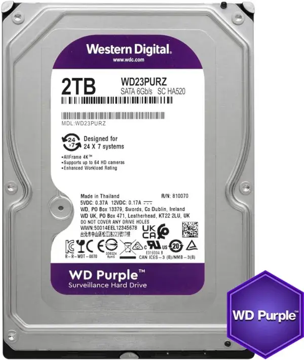 WESTERN DIGITAL Hard disk, 2Tb, 3.5", Sata III