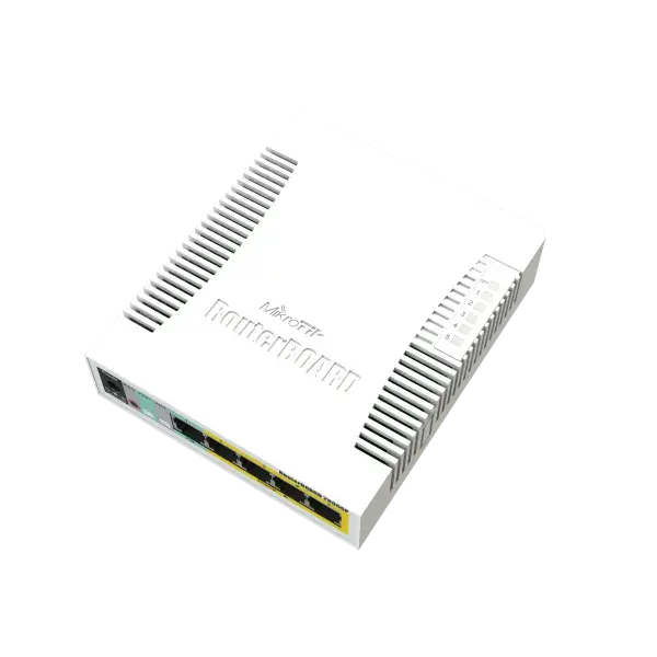 MIKROTIK Switch RB260GSP, CSS106-1G-4P-1S, 5x RJ45, 1000Mb/s, 1x SFP