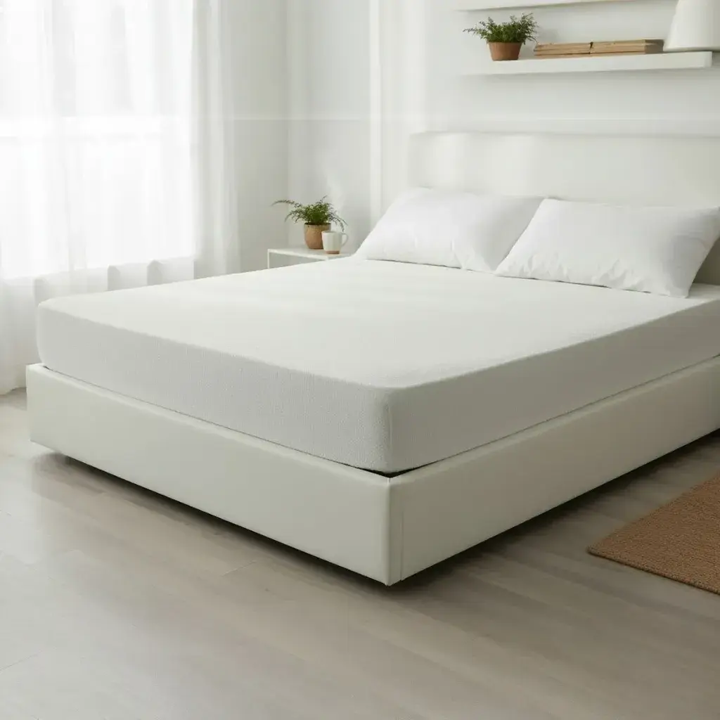 Viktorija Zimski čaršav Frotir, 180x200 cm+25 cm, Beli