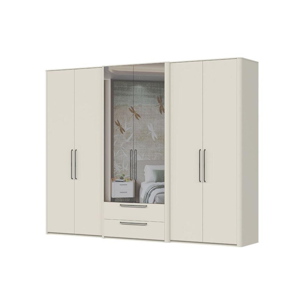 Jela Jagodina Plakar P62-2OG/AI Air, 291x225x61 cm, Beli