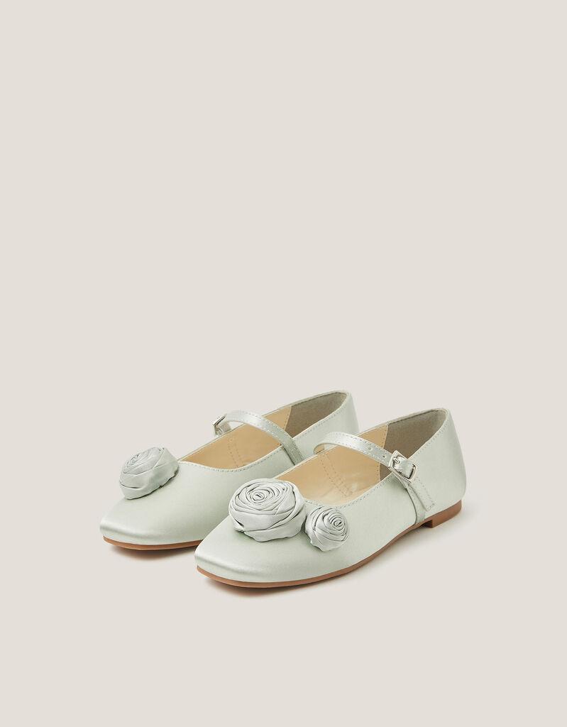 Monsoon Children Baletanke za devojčice Rosette Ballerina, Maslinaste