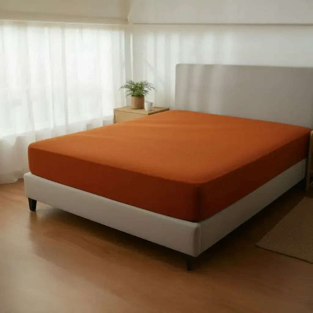 Viktorija Zimski čaršav Frotir, 90x200 cm+25 cm, Oker