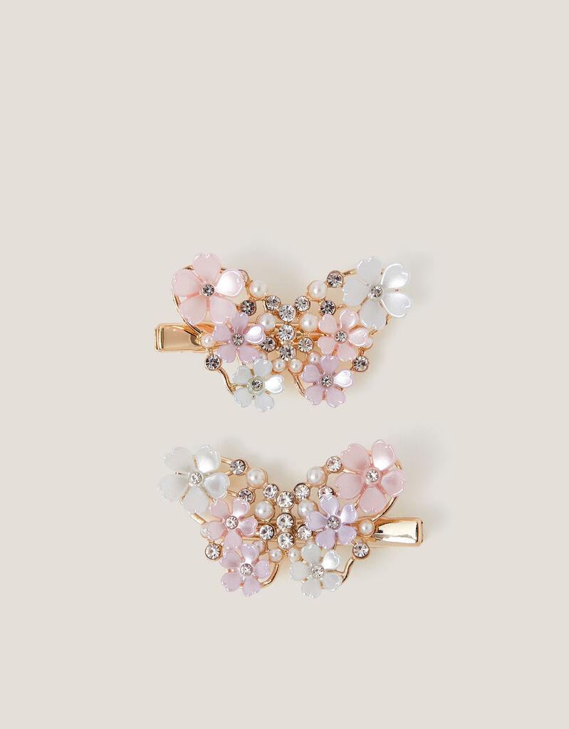 Monsoon Children Set šnala za kosu Pearly Butterfly, 2 komada, Šareni