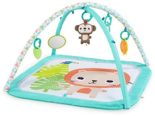 Bright Starts Podloga za bebe Safari, 20 melodija, Tirkizna