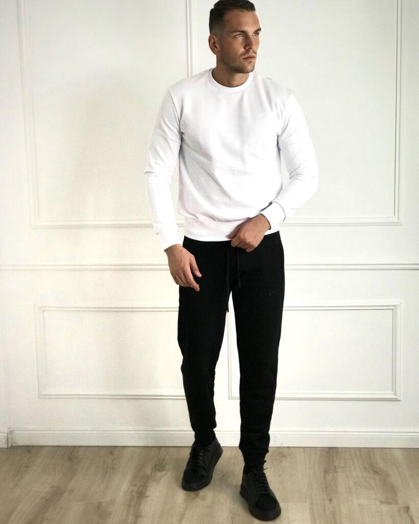 Squareonline Muški donji deo trenerke, Crni