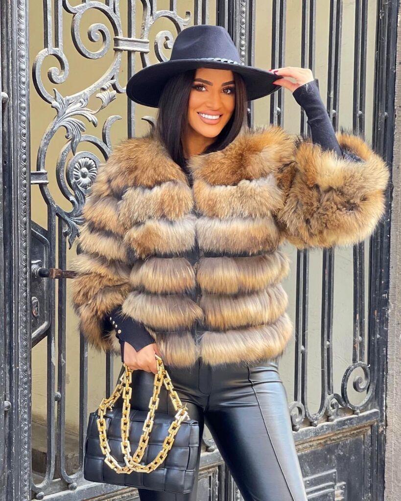 Squareonline Ženska bunda, Smeđa