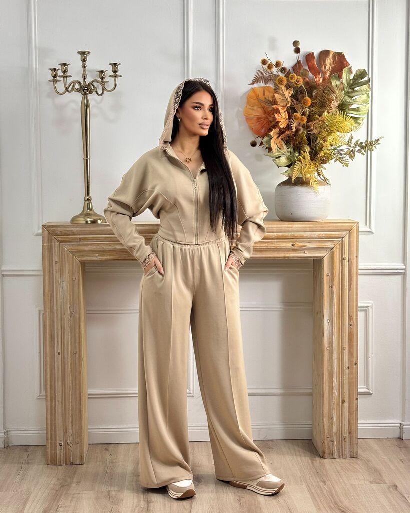 Squareonline Ženska komplet trenerka, Bež