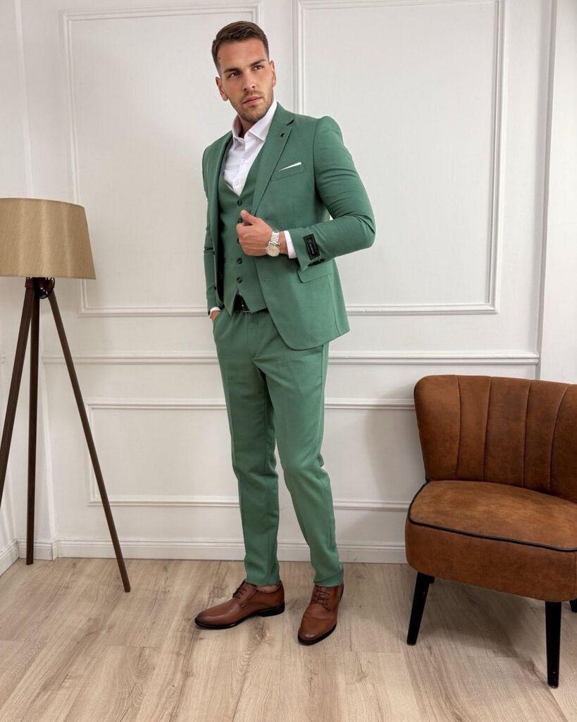 Squareonline Muško odelo, Zeleno