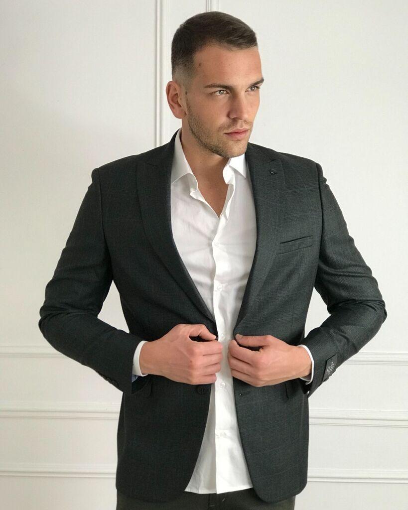 Squareonline Muški karirani sako, Zeleni