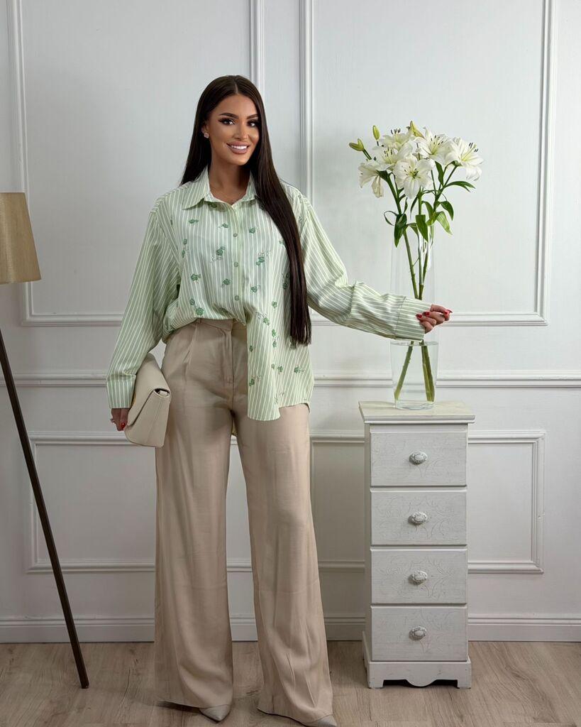 Squareonline Ženske pantalone Beige Flow, Bež