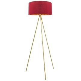 Mitea Lighting Podna lampa M53, E27, 240V, Zlatno-crvena