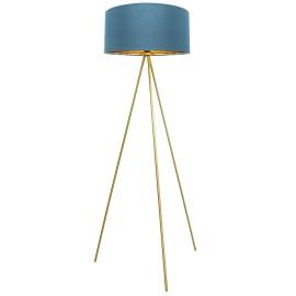 Mitea Lighting Podna lampa M55, E27, 240V, 60W, Zlatno-plava