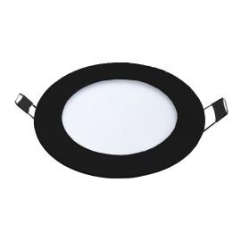 Mitea Lighting LED Ugradni okrugli panel M6UO-BK, 265V, 6W, 6500K, Crni