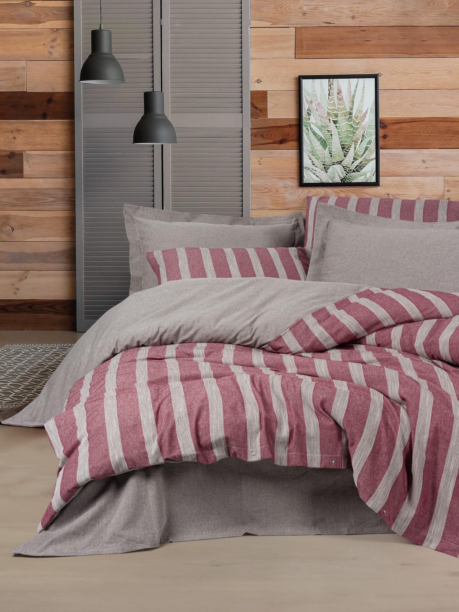 L'essentiel Maison Komplet posteljina Bande, 200x220 cm, Crvena