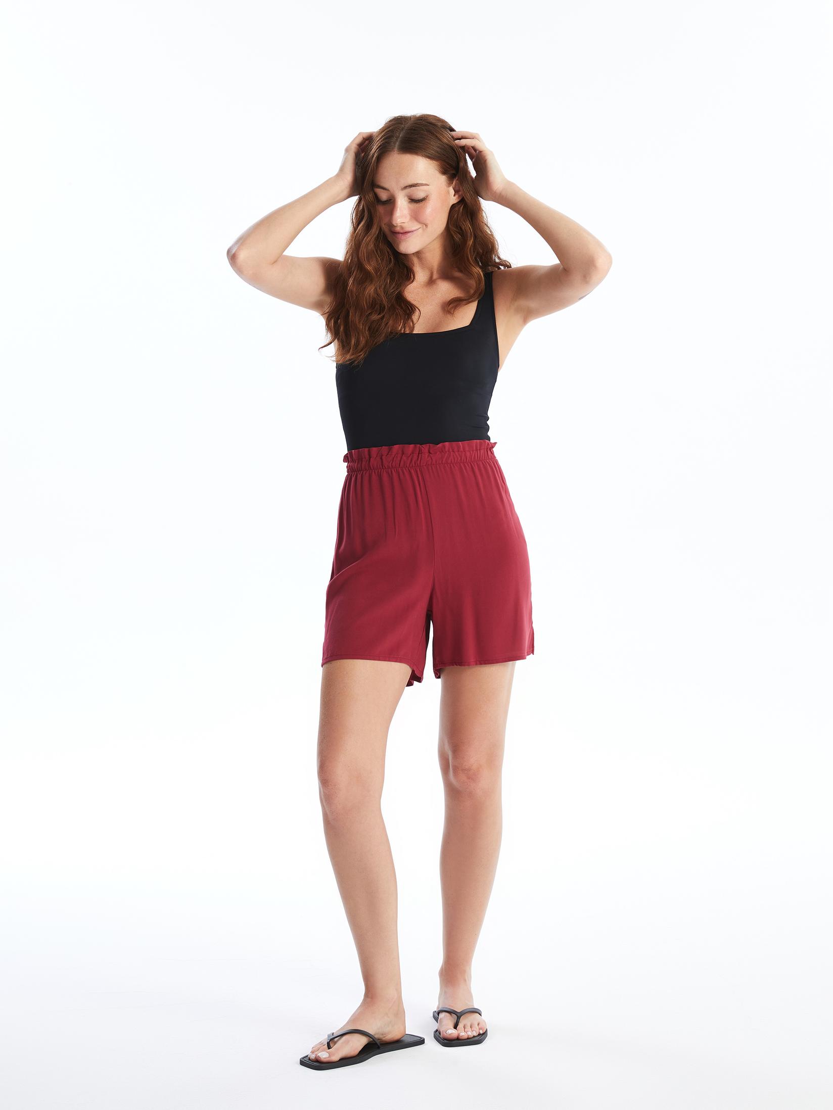 LC Waikiki Ženski šorts za kupanje S4OC87Z8-L0J, Crveni