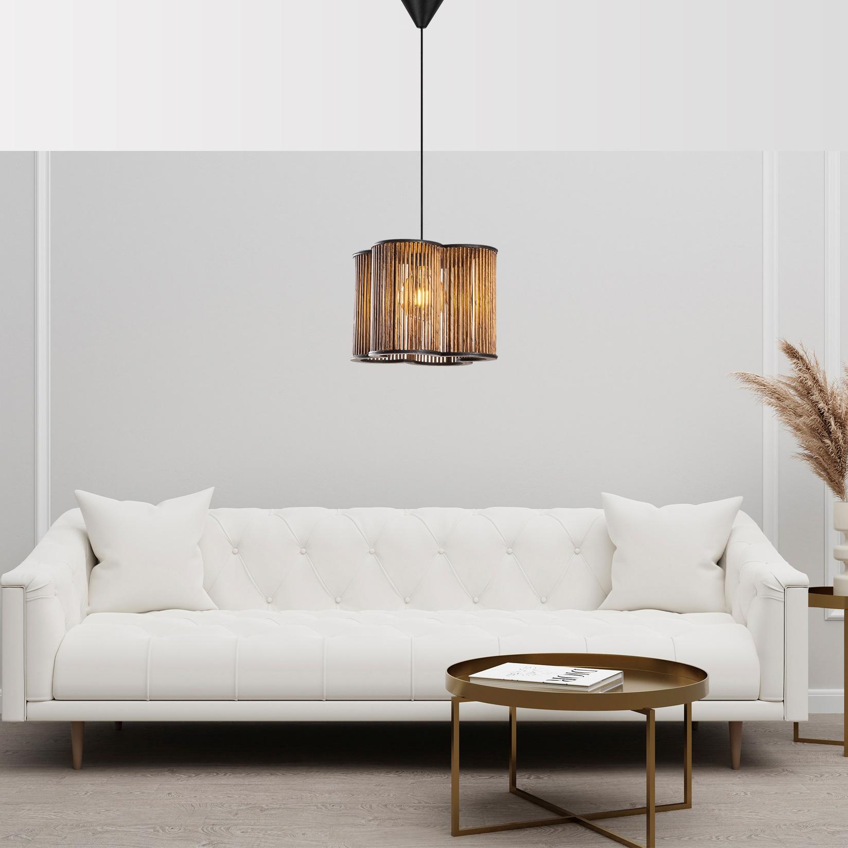 Opviq Luster Wooden Cage, 70cm, E27