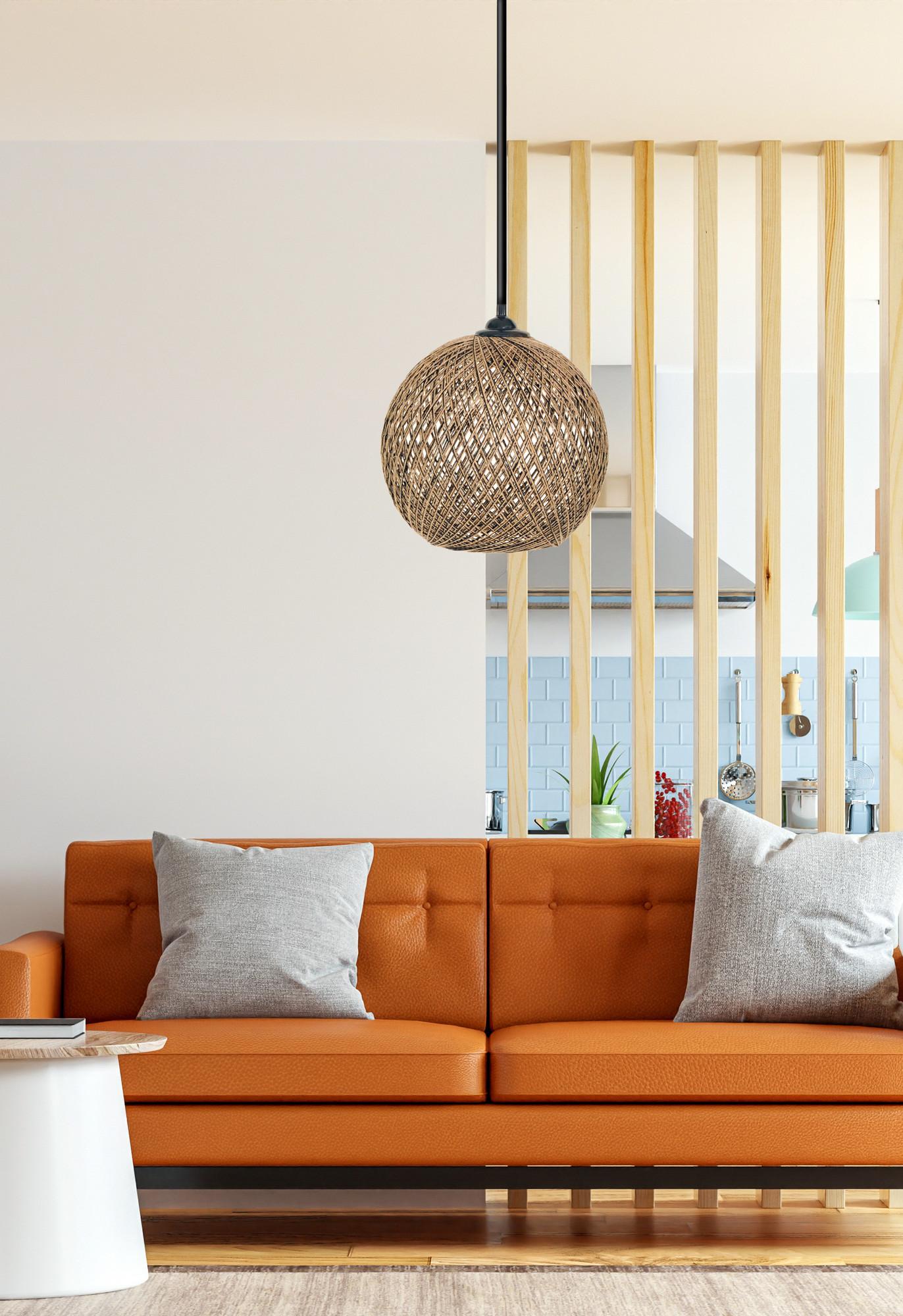 Opviq Luster 190-Jsi, 55cm, E27, Braon