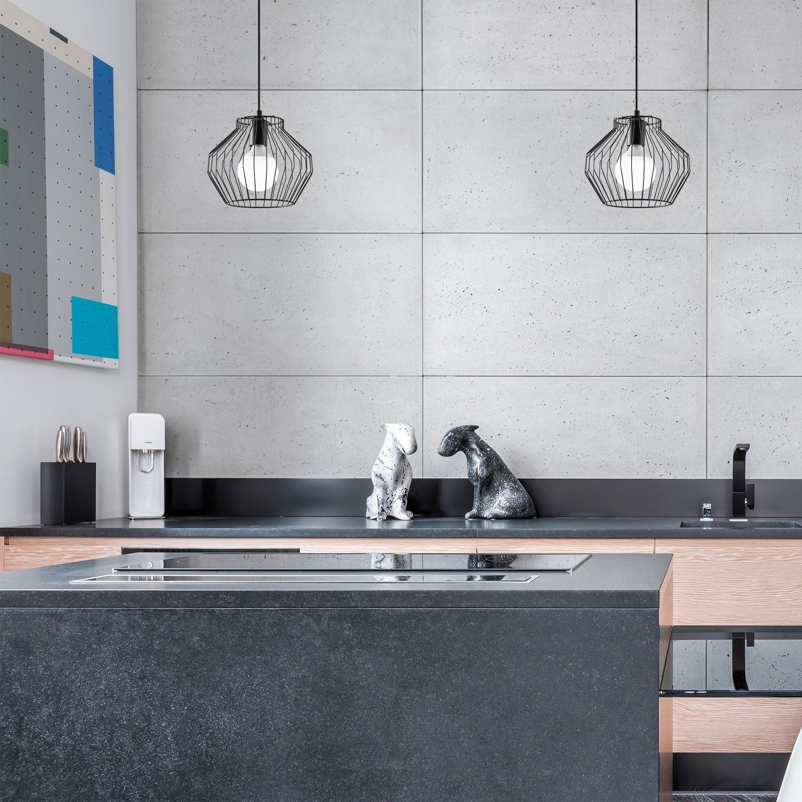 Opviq Luster Vazo-2926, 116cm 25x25 cm, Crni