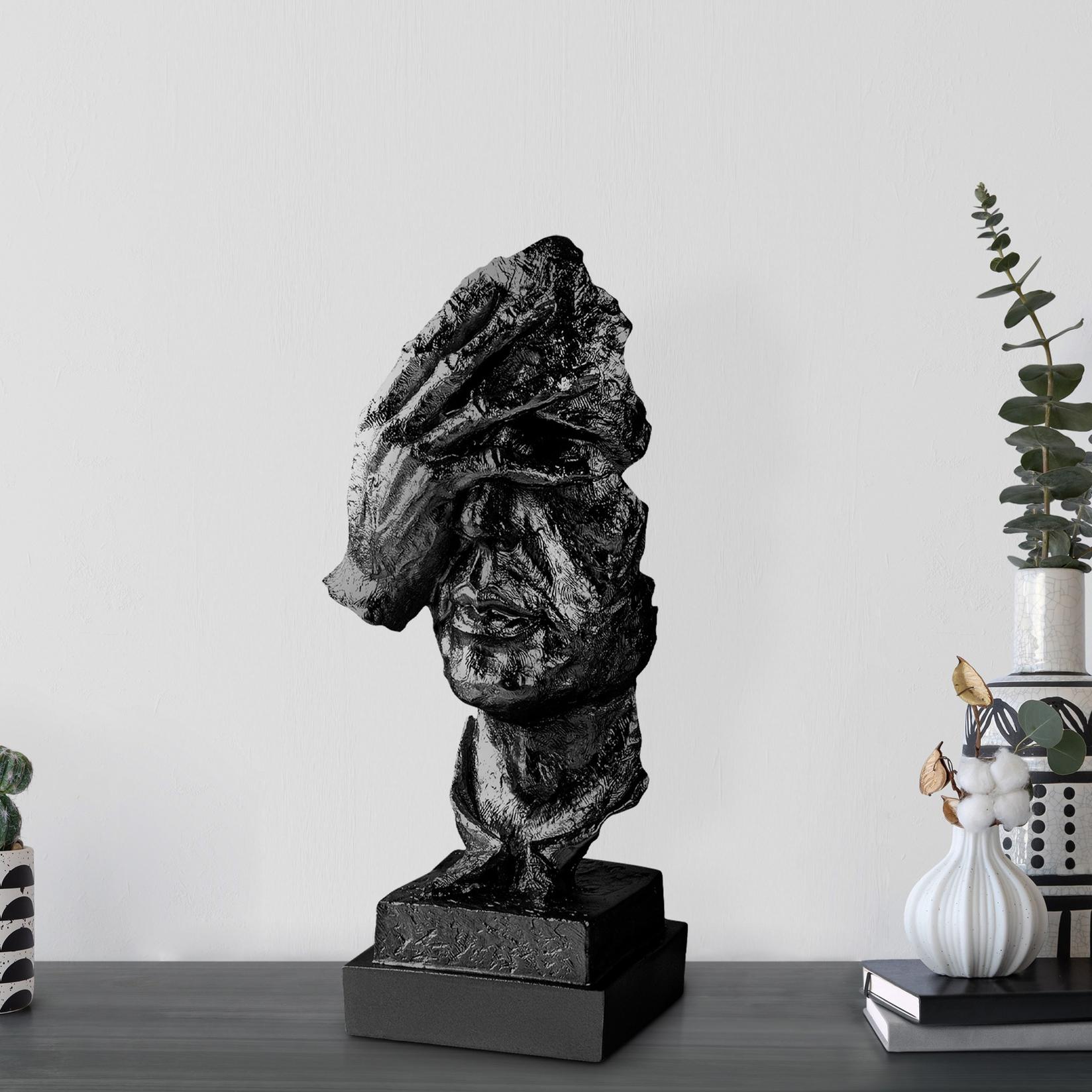 Aberto Design Dekorativna figura Yak-032-B, 14x33x11 cm