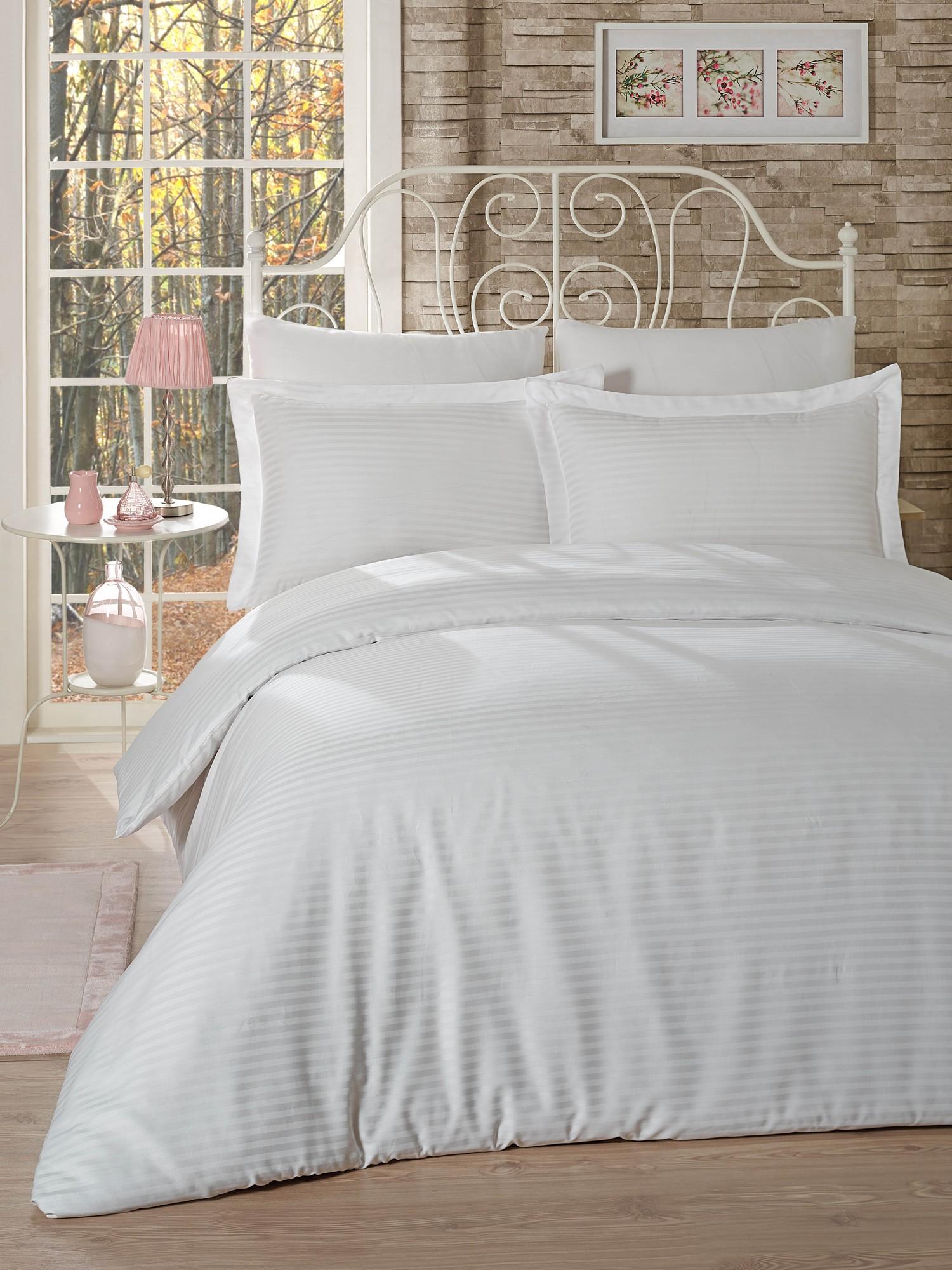 L'essentiel Maison Komplet posteljina Classic Line, 200x220 cm, Bela