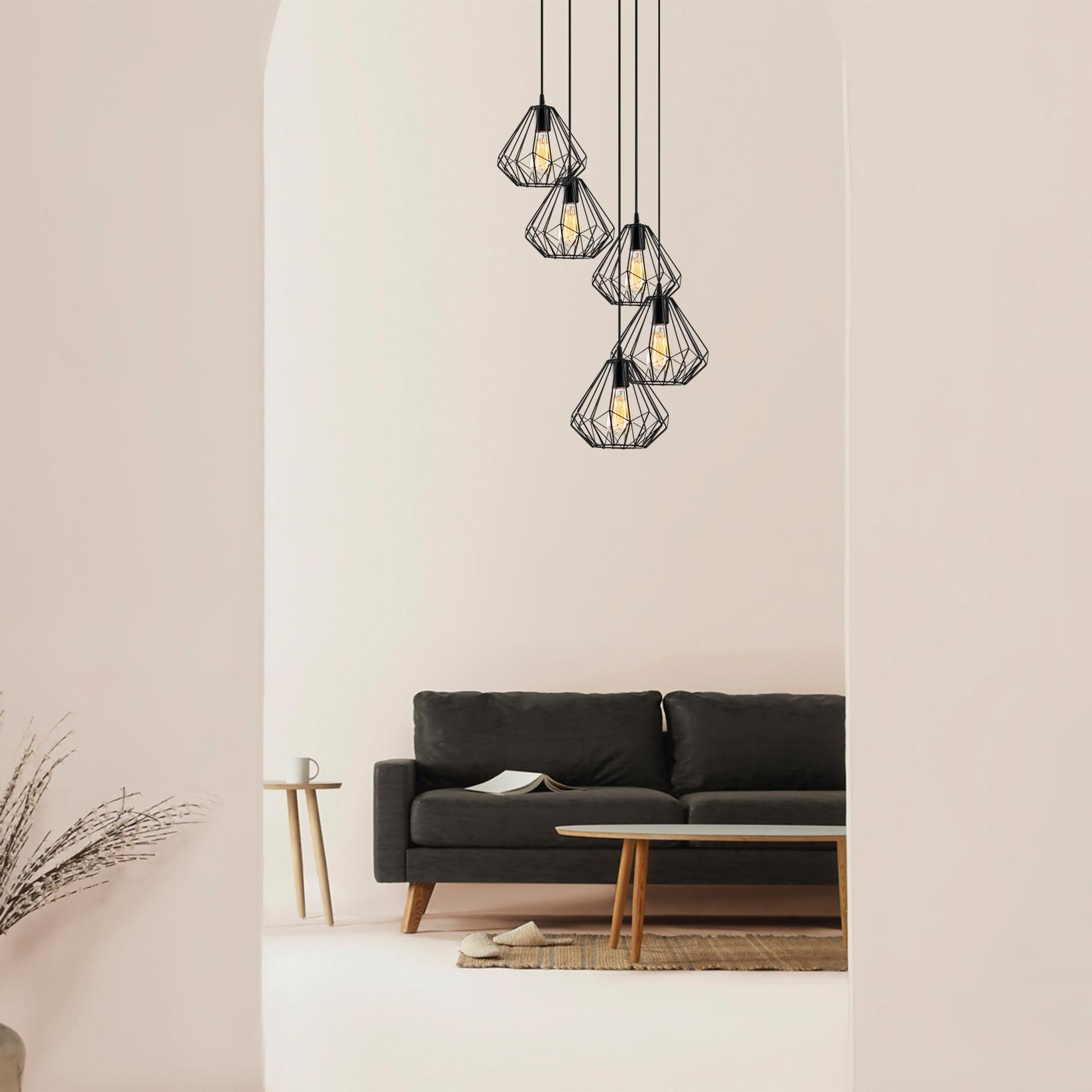 Opviq Luster Diamond-704-5S2, 50 cm, 5xE27, 40W