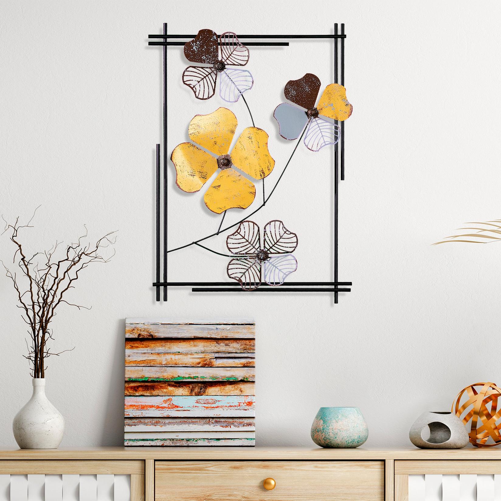 Wallity Zidna dekoracija Shannan 3, 50x70x4 cm, Šarena